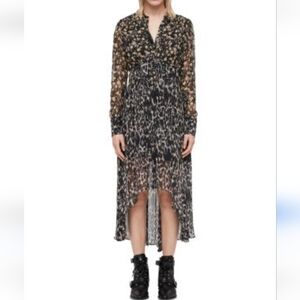 All Saints Liza Asa Hi/Lo Dress Size 6